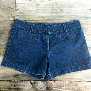 New York & Company blue Jean shorts.